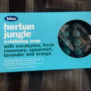 Bliss Herban Jungle exfoliating soap NIB full size
